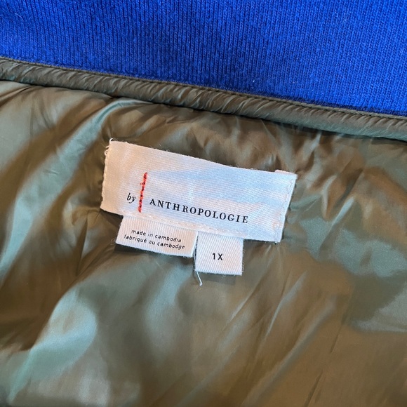 Anthropologie fall 2024 Tierney Fair Isle quilted jacket. EUC. - Picture 7 of 7